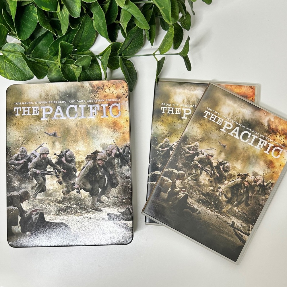 HBO The Pacific DVD Miniseries Set Collector‎ Tin 8 Disc